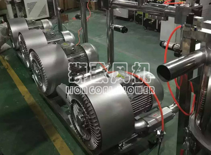 中央供料高壓風機安裝現(xiàn)場